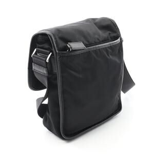Prada Nylon Bag Shoulder Black Saffiano Leather